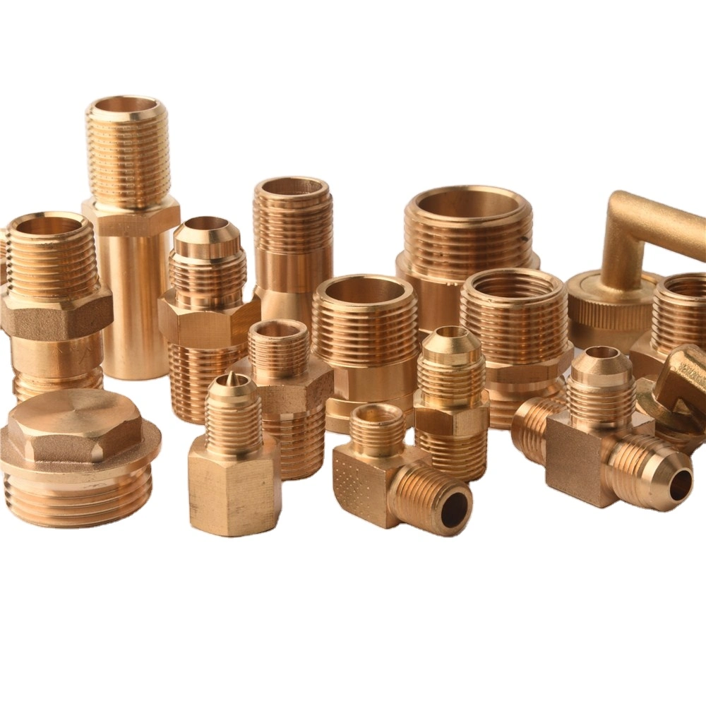 Hex Nipple Brass Pipe Elbow Coupling Union Sanitary Tap Connector Fitting