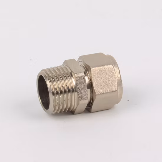 Raccords à compression en laiton à couplage mâle pour Pex