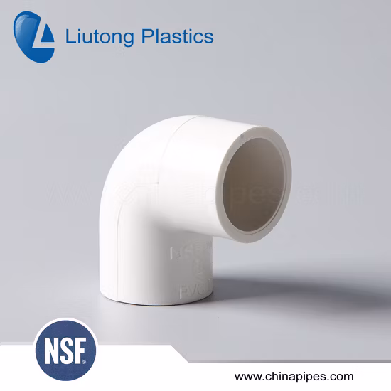Raccords de tuyauterie en plastique ASTM Sch40 (UPVC) dans ASTM